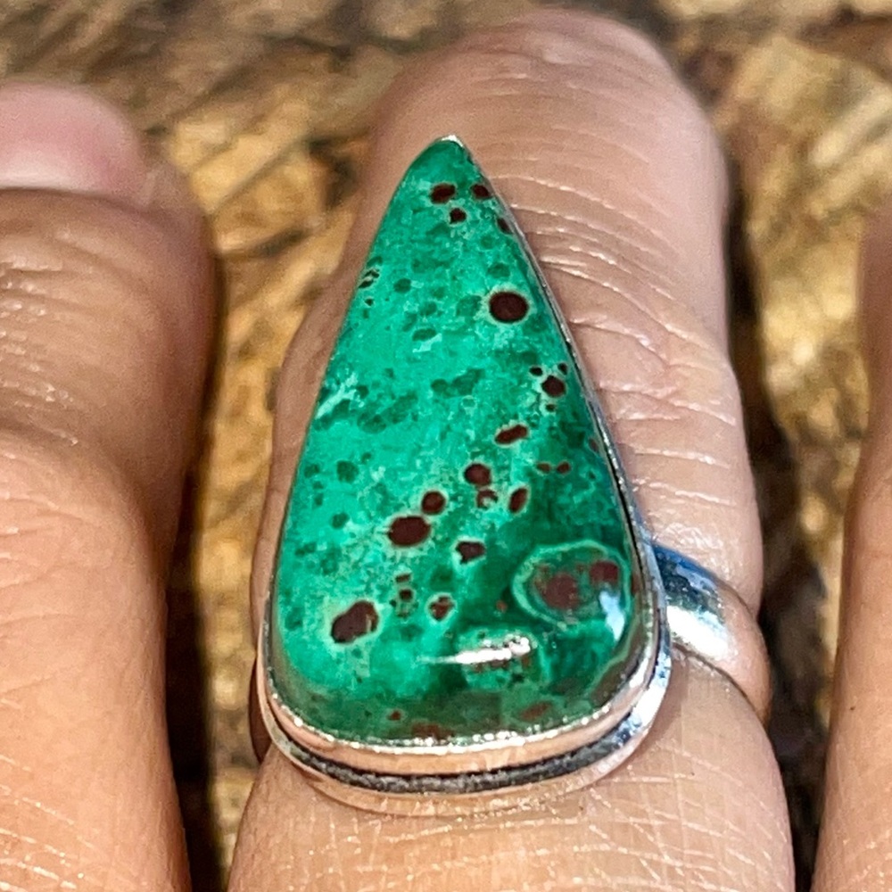 Chrysocolla Ring Size 9 1/2